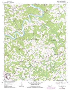 Wytheville USGS topographic map 36081e1