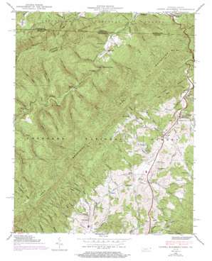 Laurel Bloomery topo map