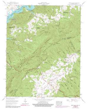 Shady Valley USGS topographic map 36081e8