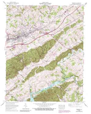Shady Valley USGS topographic map 36081f8