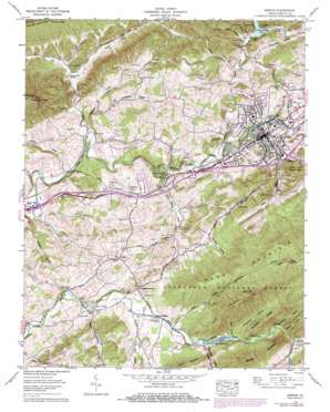 Whitetop Mountain USGS topographic map 36081g5
