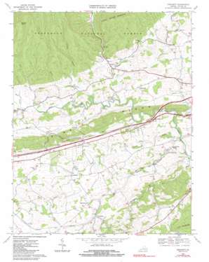 Crockett USGS topographic map 36081h2
