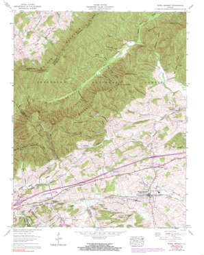 Rural Retreat USGS topographic map 36081h3