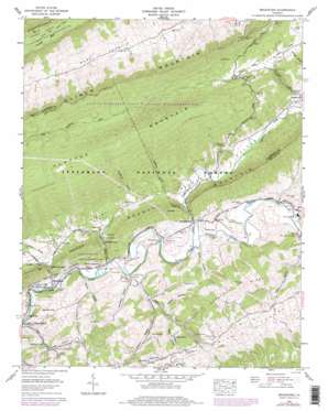 Broadford USGS topographic map 36081h6