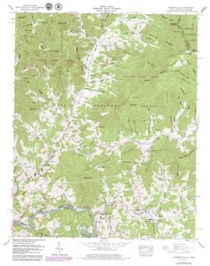 Carvers Gap USGS topographic map 36082a2