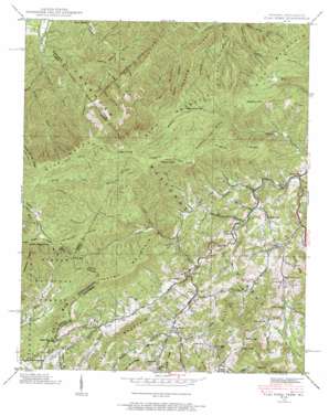 Sams Gap USGS topographic map 36082a5