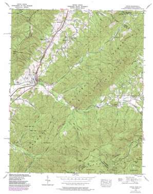 Unicoi USGS topographic map 36082b3
