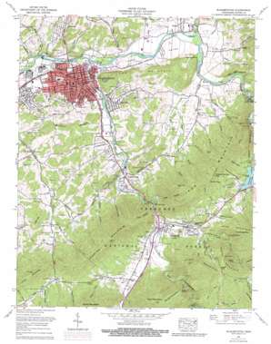 Elizabethton USGS topographic map 36082c2