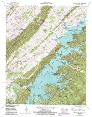 Holston Valley USGS topographic map 36082e1