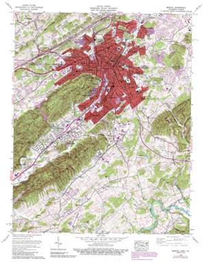 Bristol USGS topographic map 36082e2