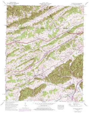 Blountville USGS topographic map 36082e3