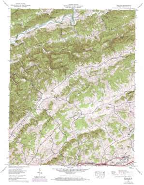 Wallace USGS topographic map 36082f2
