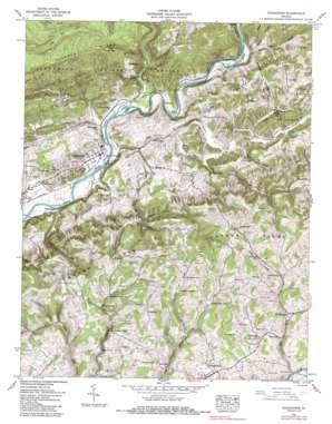 Dungannon USGS topographic map 36082g4