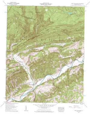 Fort Blackmore USGS topographic map 36082g5