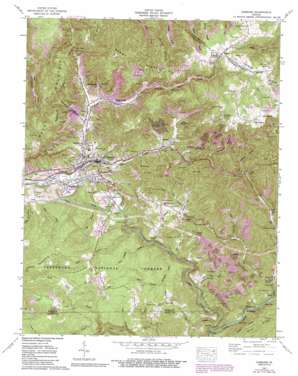 Coeburn USGS topographic map 36082h4
