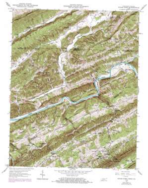 Kyles Ford topo map