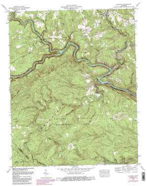 Lancing USGS topographic map 36084a6