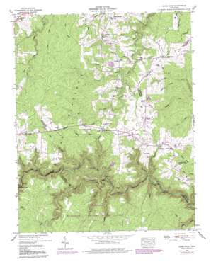Jones Knob USGS topographic map 36084b8