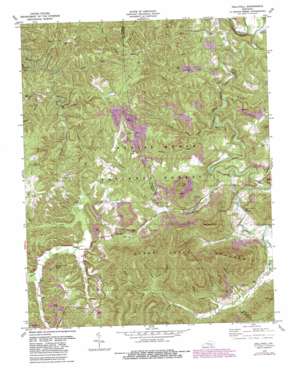 Hollyhill topo map
