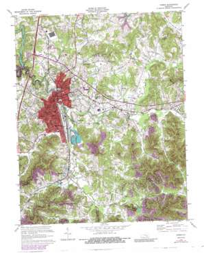 Corbin USGS topographic map 36084h1
