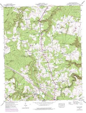 Isoline USGS topographic map 36085a1