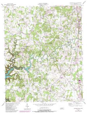 Burgess Falls USGS topographic map 36085a5