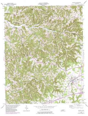 Baxter USGS topographic map 36085b6