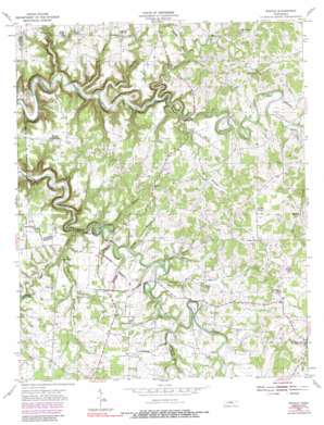 Windle topo map