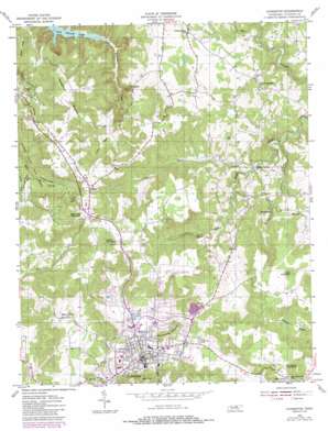 Livingston USGS topographic map 36085d3