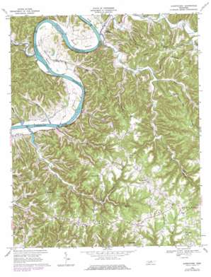 Burristown USGS topographic map 36085d5