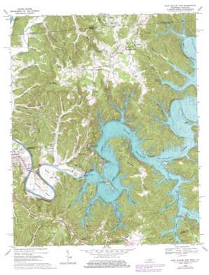 Dale Hollow Dam USGS topographic map 36085e4
