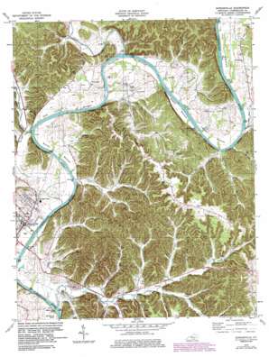 Burkesville USGS topographic map 36085g3