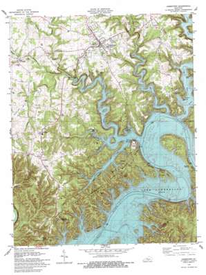 Jamestown USGS topographic map 36085h1
