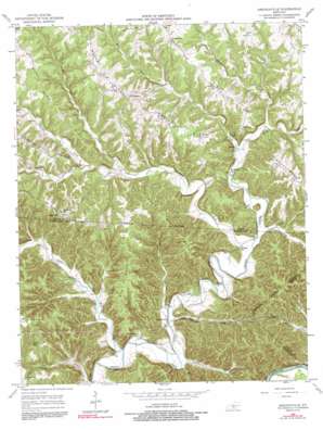 Amandaville USGS topographic map 36085h3