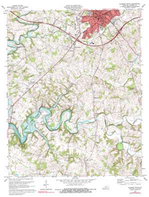 Glasgow South USGS topographic map 36085h8