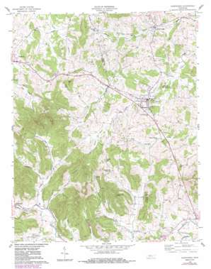 Nashville USGS topographic map 36086a1