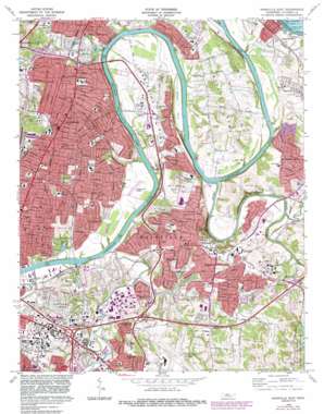 Nashville East USGS topographic map 36086b6