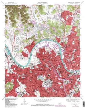 Nashville West USGS topographic map 36086b7