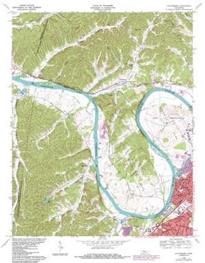 Scottsboro USGS topographic map 36086b8