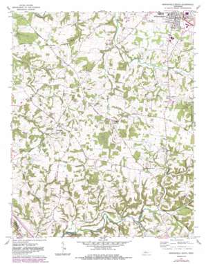 Springfield South topo map
