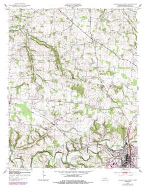 Springfield North USGS topographic map 36086e8