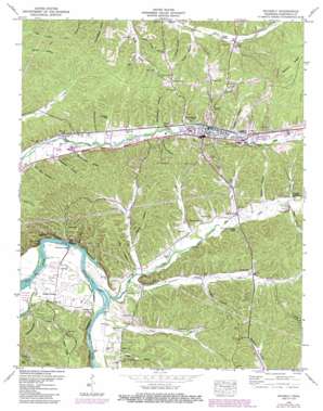 Waverly USGS topographic map 36087a7