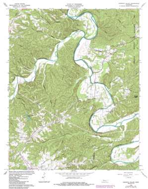 Harpeth Valley topo map