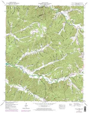 Halls Creek USGS topographic map 36087b7