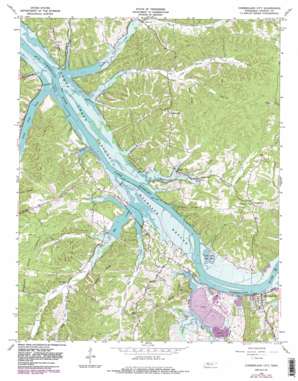 Cumberland City USGS topographic map 36087d6