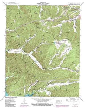 Standing Rock USGS topographic map 36087d8