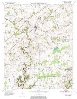 Allensville USGS topographic map 36087f1