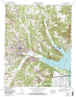 Dyersburg USGS topographic map 36088a1