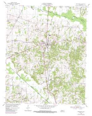 Bradford USGS topographic map 36088a7