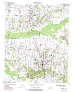 Rutherford USGS topographic map 36088b7